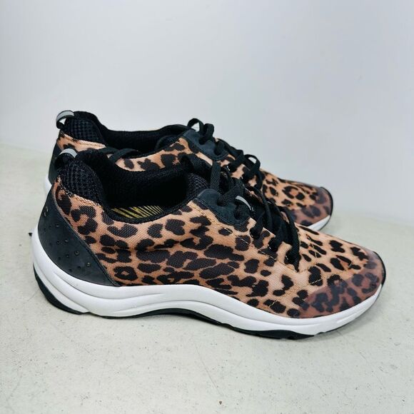 Vionic Size 8,5 Womens Remi Walking Shoe Leopard Print - Picture 2 of 8